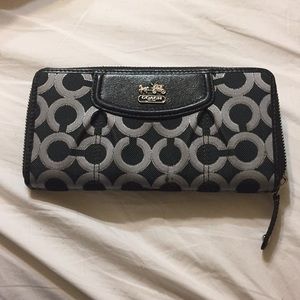 Coach accordion wallet